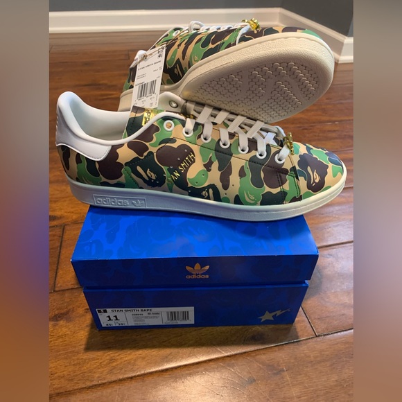 BAPE X ADIDAS STAN SMITH SHOES - Picture 2 of 5